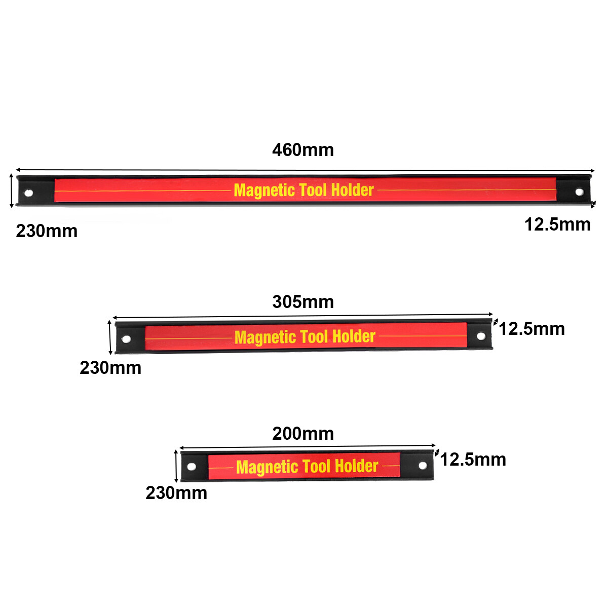 Tööriistade magnetriba 3 tk
