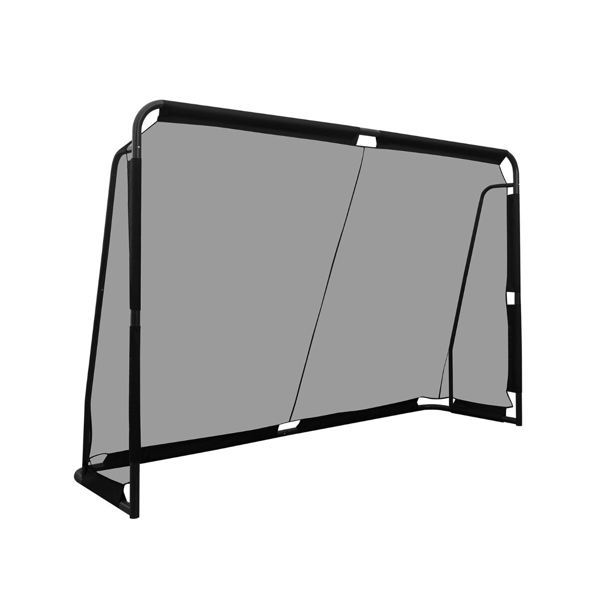 300x200cm jalgpallivärav, metallraamiga jalgpallivõrk, veekindel PE-võrk, 8 vaia, lukustusnupp