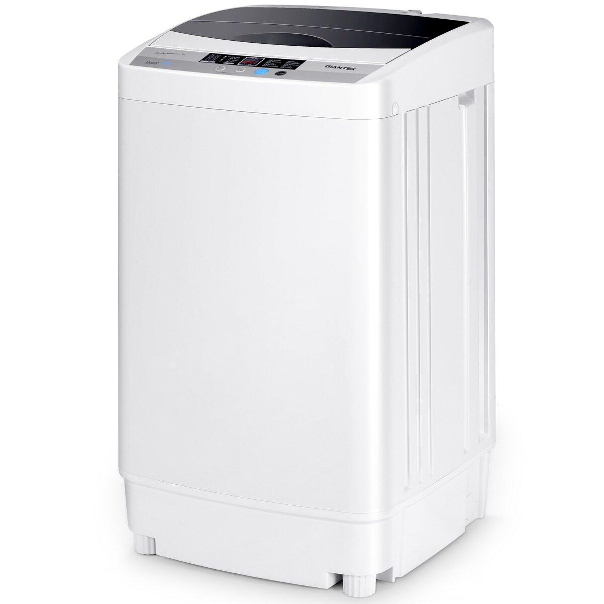 Pesumasinad Automaatne pesumasin 10 programmiga LED-ekraaniga Pesukogus 4,5 kg Vee- ja energiasäästlik 50 x 50 x 85 cm Hall