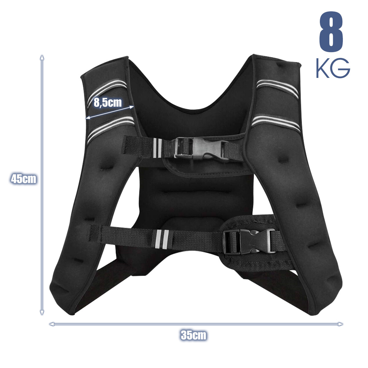 Treeningraskusvest 8 kg