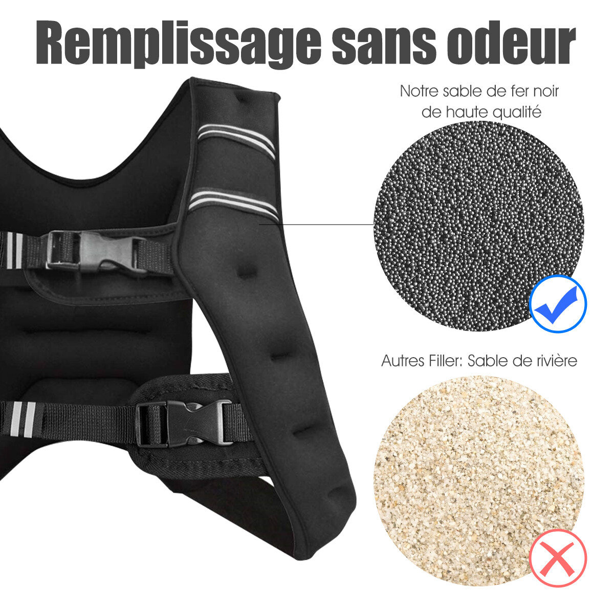Treeningraskusvest 8 kg
