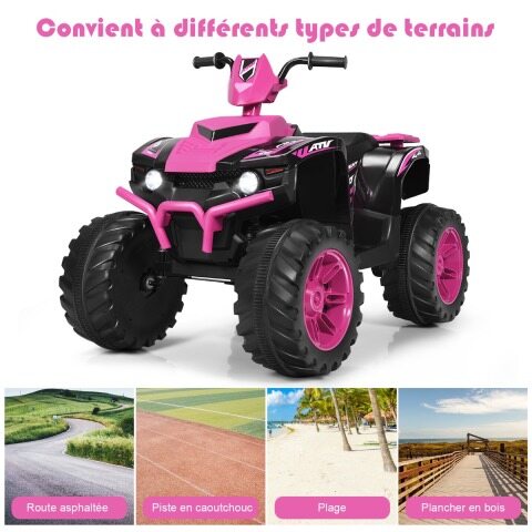 Laste elektriline ATV aku ja LED-tuledega