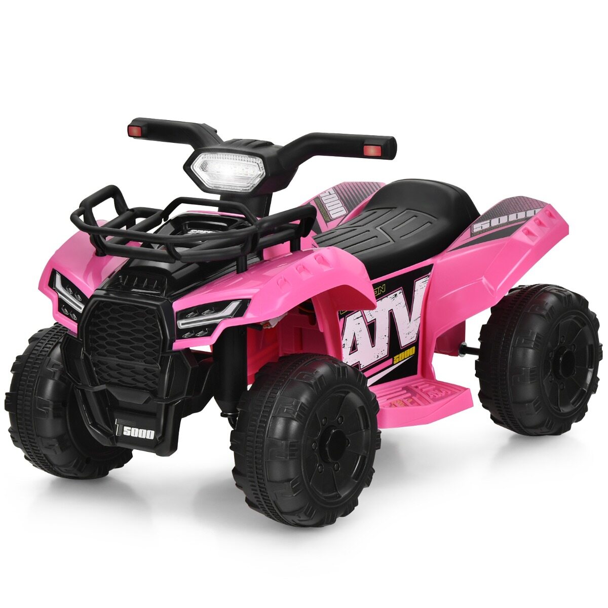 Elektriline laste ATV panipaigaga Mini elektriline ATV muusikaga lastele 44 x 66 x 42 cm roosa + must