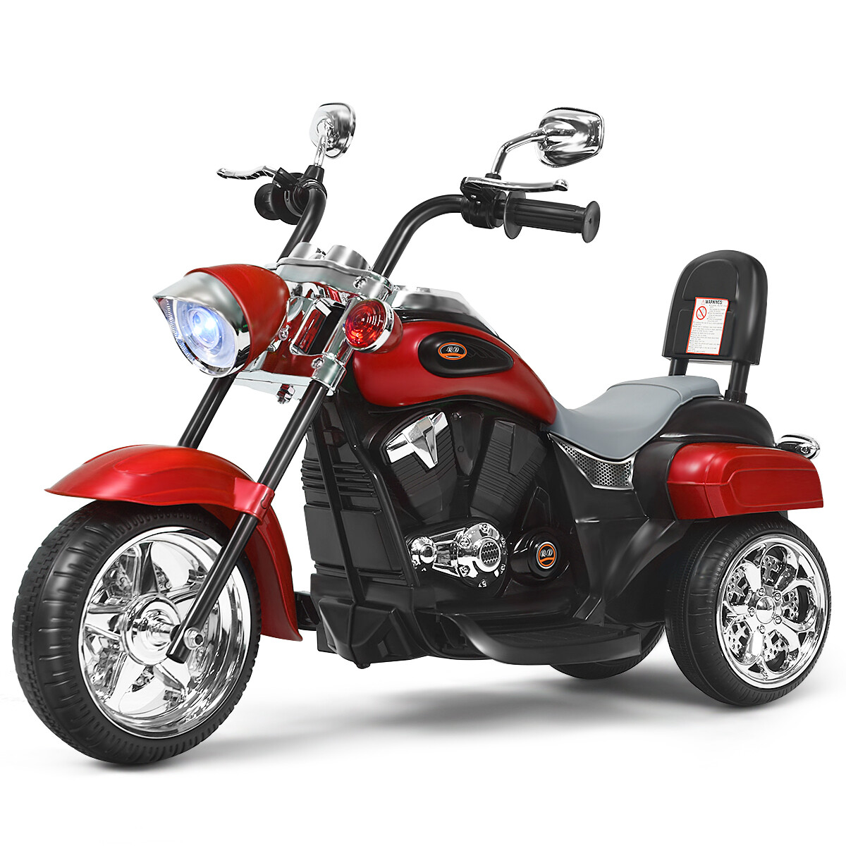 Laste chopper-elektrimootorratas 3 km/h