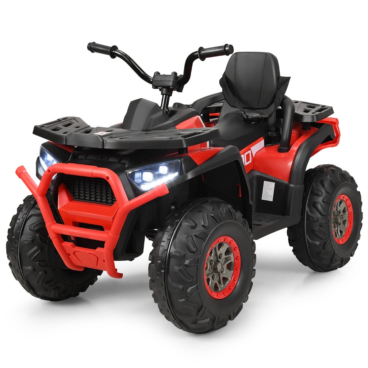 12 V elektriline laste ATV esitulega 4 ratast laste auto elektriauto lastele alates 3. eluaastast punane