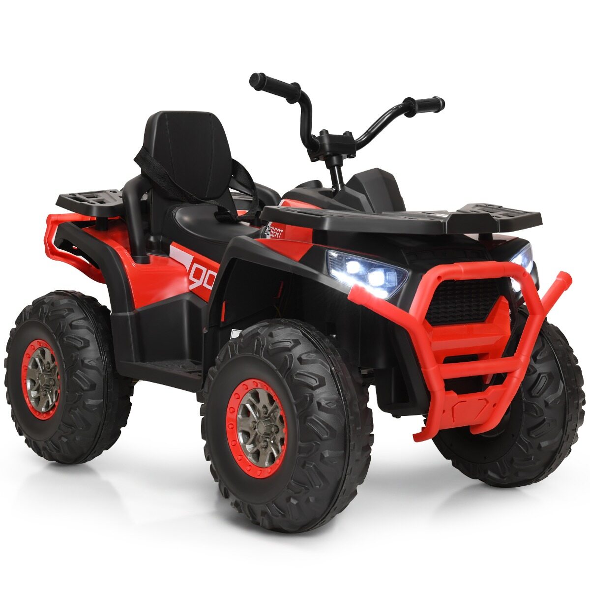 12 V elektriline laste ATV esitulega 4 ratast laste auto elektriauto lastele alates 3. eluaastast punane