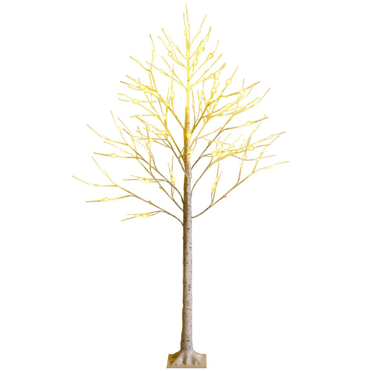 Puulamp 180 cm kaseimitatsiooniga LED-tuledega