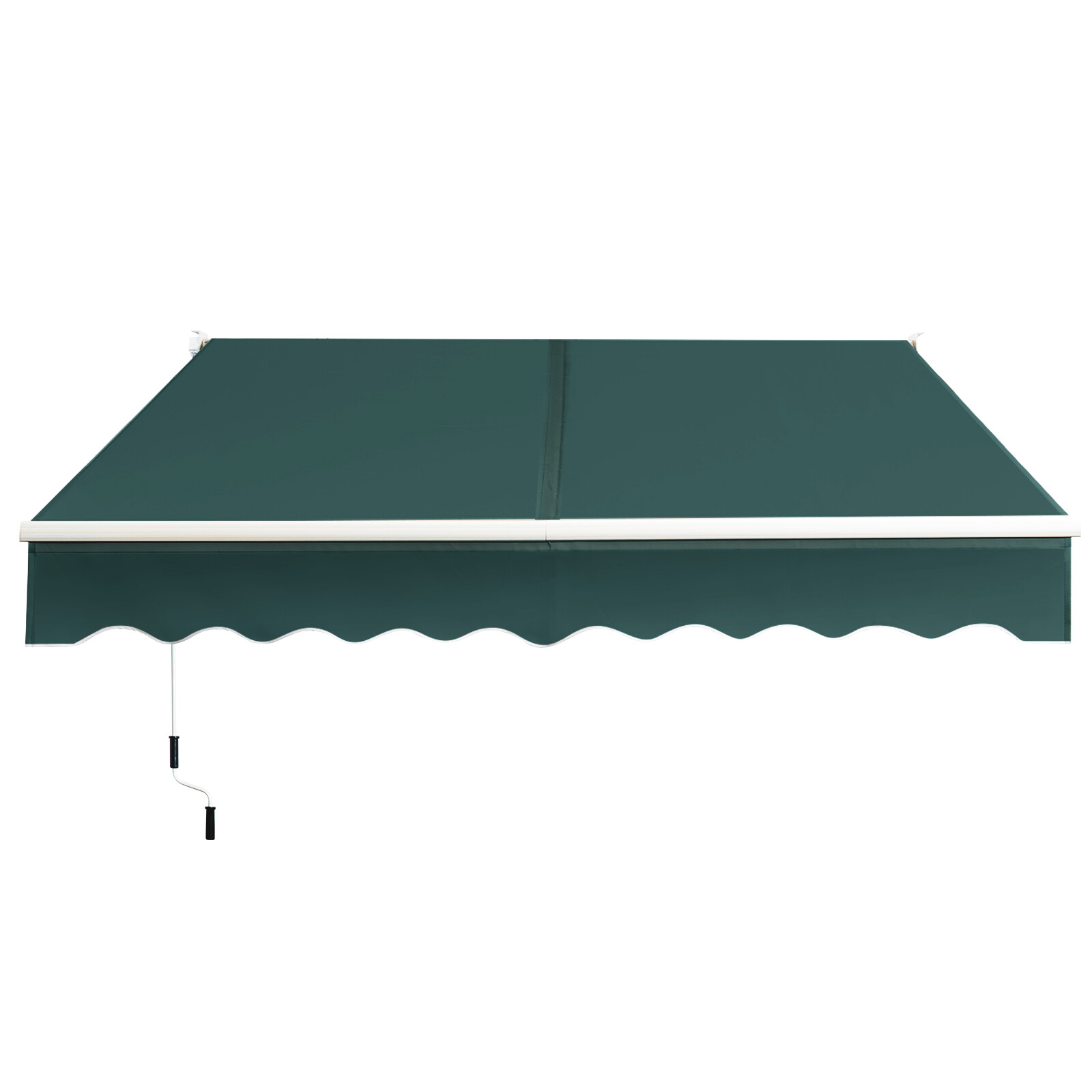 Käsitsi väljatõmmatav varikatus 245 x 200 cm, reguleeritav nurk 40°–100°, puurimist pole vaja, rõdule/aiale ja rohelisele alale