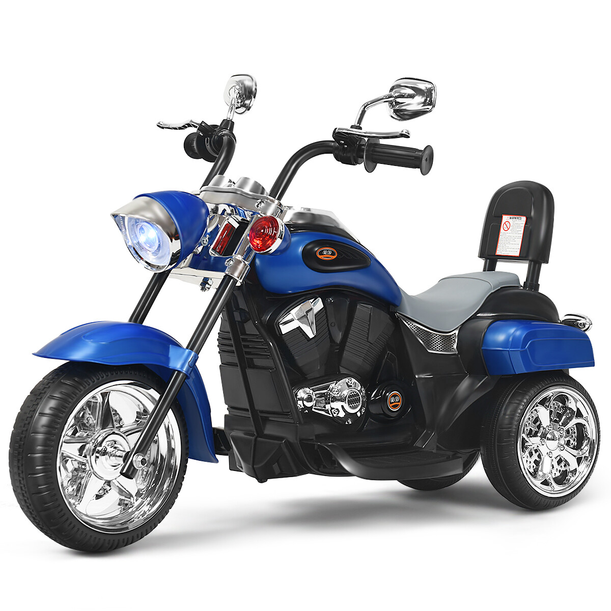 Laste chopper-elektrimootorratas 3 km/h