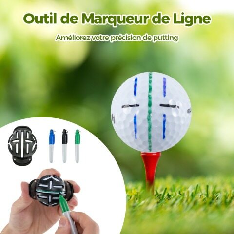 Golfi kinkekomplekt meestele koos golfipallidega, golfi t-särkide, golfirätikuga, golfivööga
