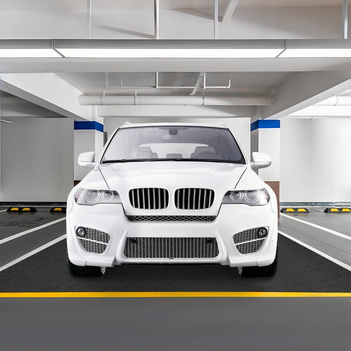 Veekindel põrandamatt 800 x 220 cm, korduvkasutatav ja pestav, libisemisvastane automatt imava kahepoolse teibiga, hall