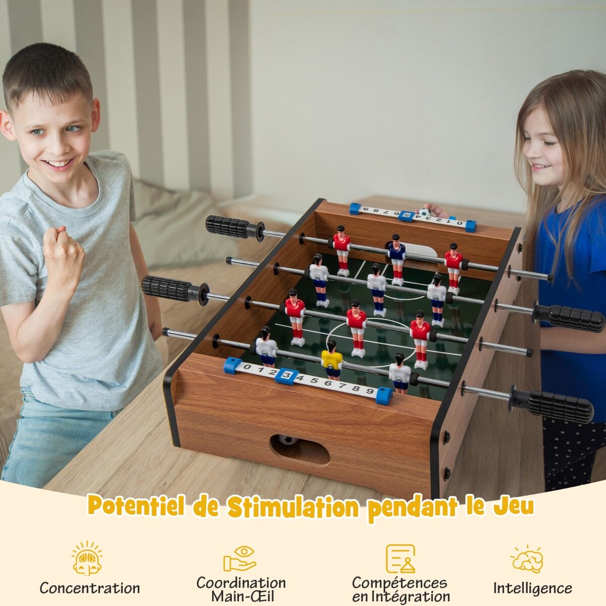 Immagine 3 - Tavolo da calcio balilla mini