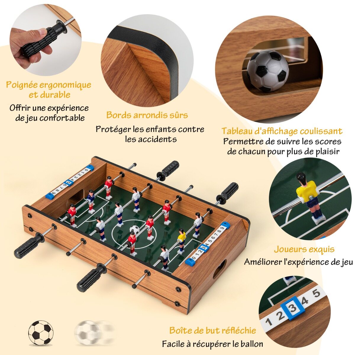 Immagine 2 - Tavolo da calcio balilla mini