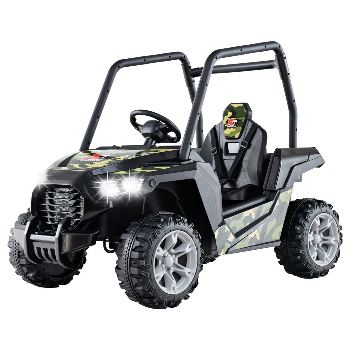 Laste elektriauto 2,4 G puldiga 24 V elektriauto UTV lastele alates 3. eluaastast roheline