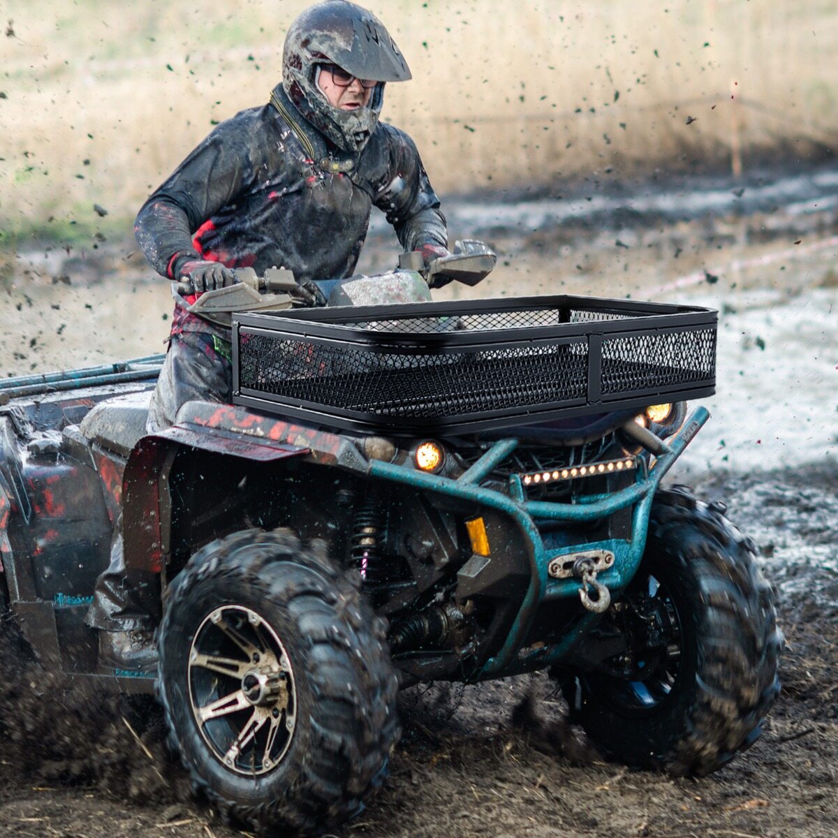ATV eestlaetav korv, eesmine pagasikorv, pakiraami korv, hoiukorv 92 x 44 x 16,5 cm