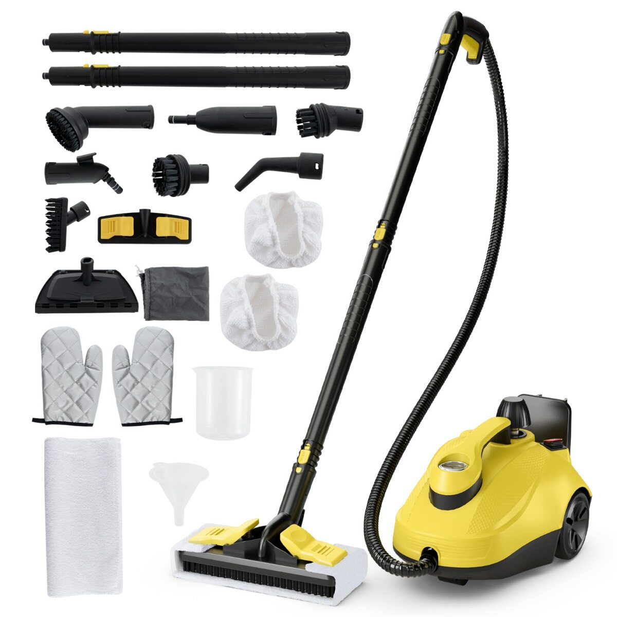 Aurupuhasti 2000 W Aururõhk: 5 baari Paak: 1,8 l Temperatuur: kuni 160 ℃ Kollane
