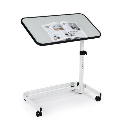 Voodilaud ratastel, lauaplaati saab mitme nurga alla kallutada; imetamislaud 80 x 39,2 x 73-93 cm