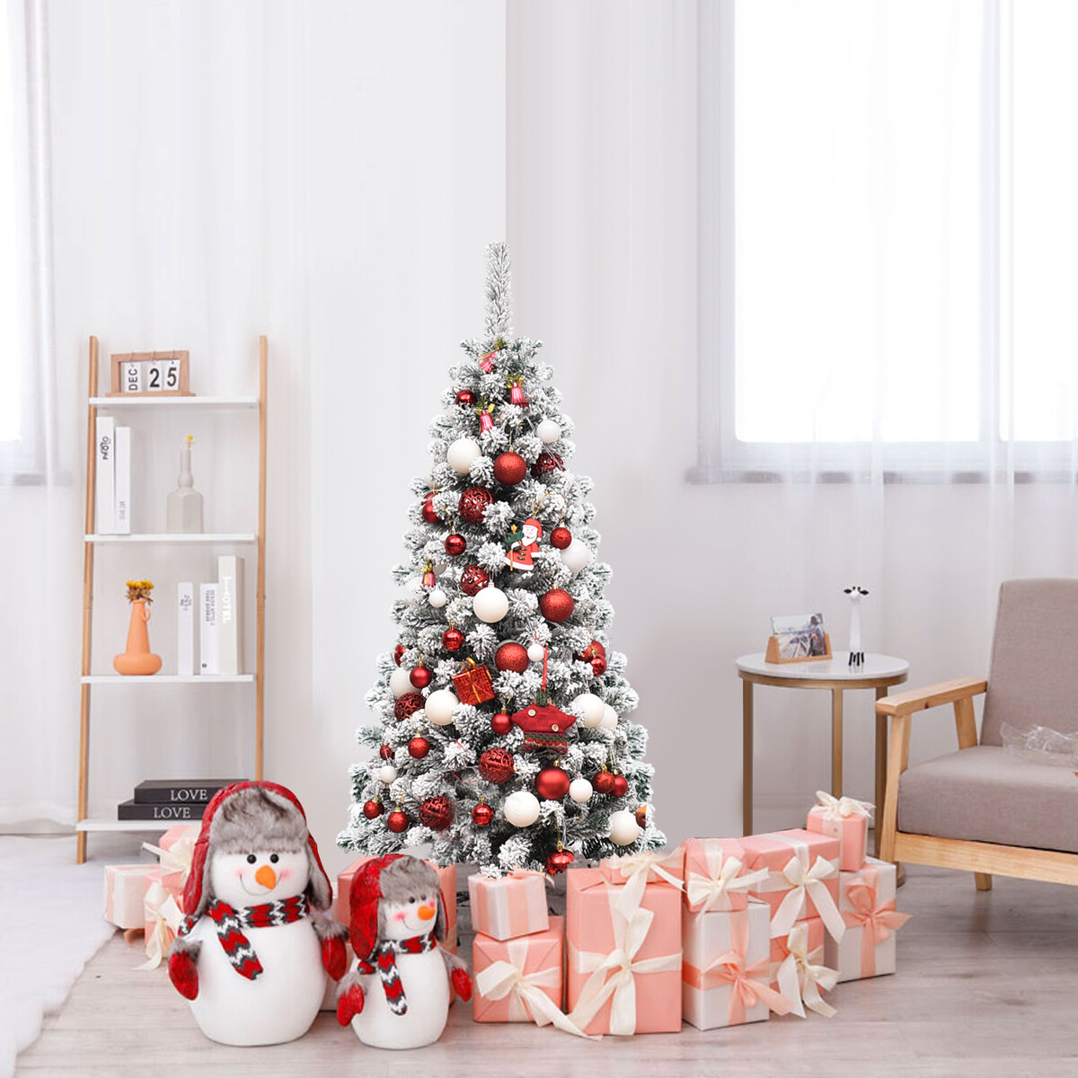 Härmas jõulupuu LED-tuledega 135 cm