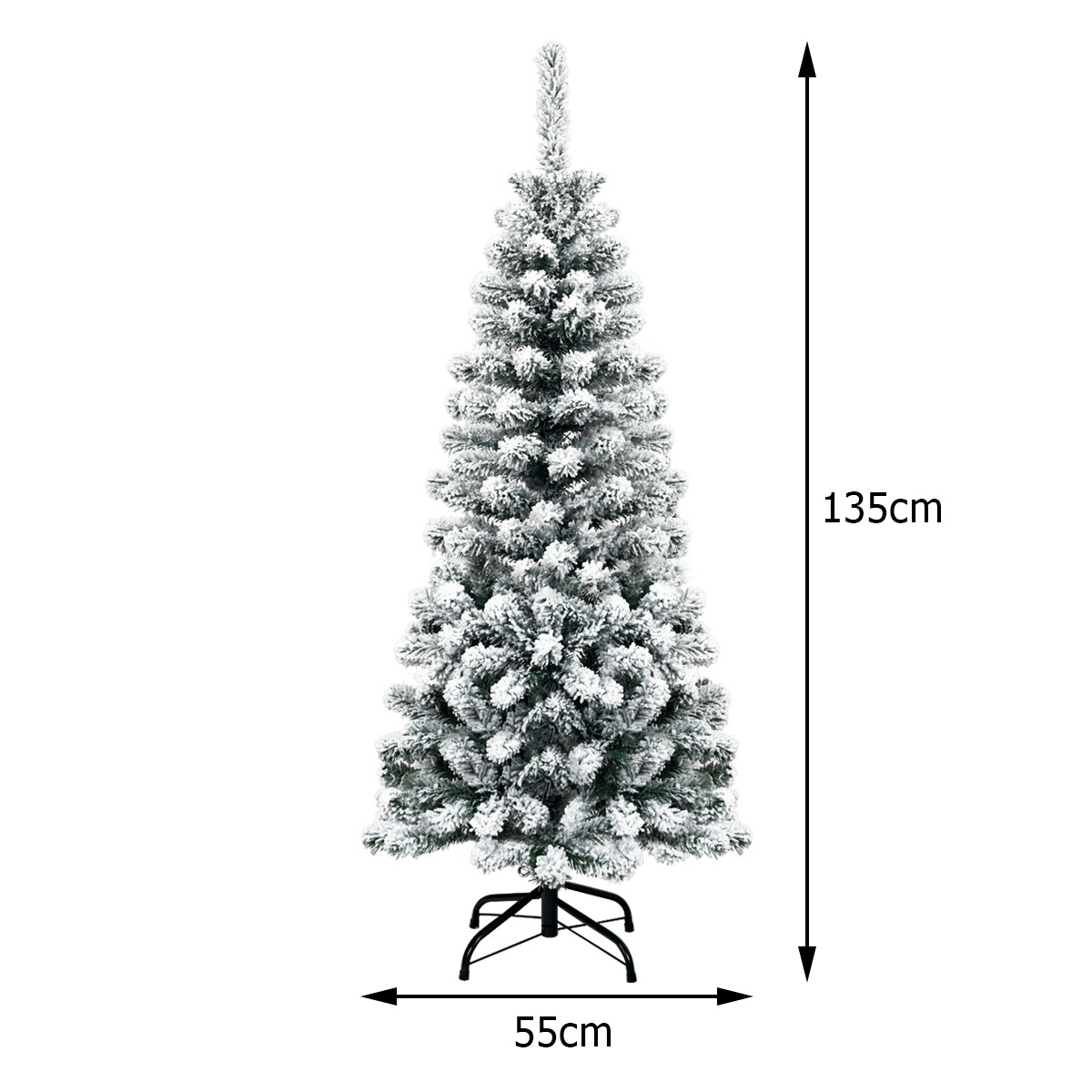 Härmas jõulupuu LED-tuledega 135 cm