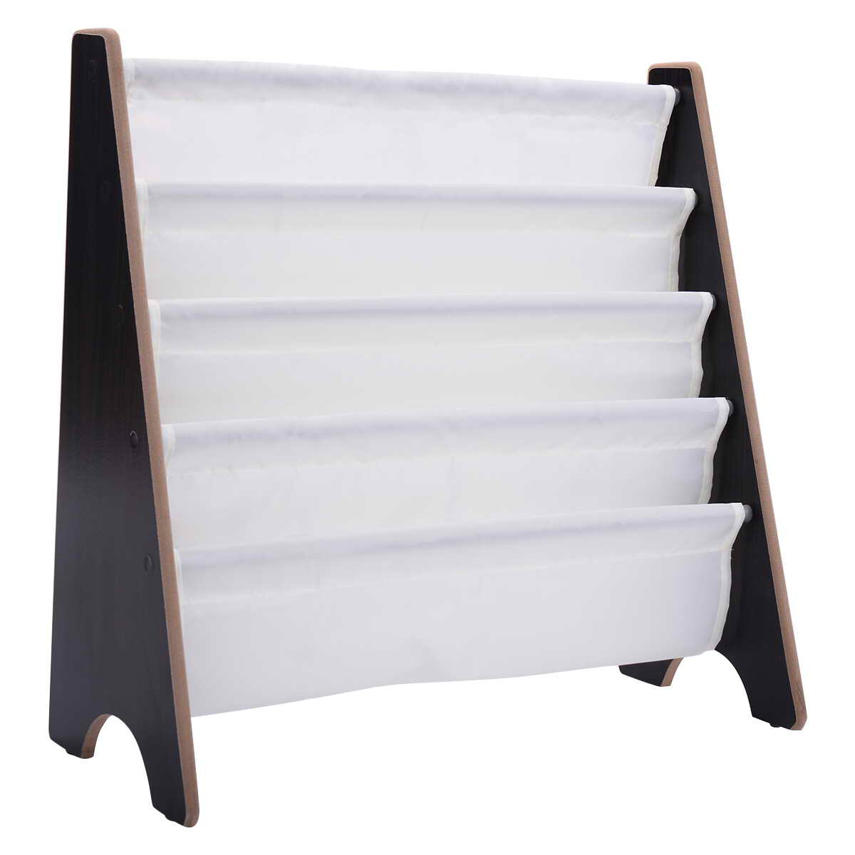 Coffee/Natural Kids Sling Bookshelf-coffee Coffee/Natural Kids Sling Bookshelf-coffee