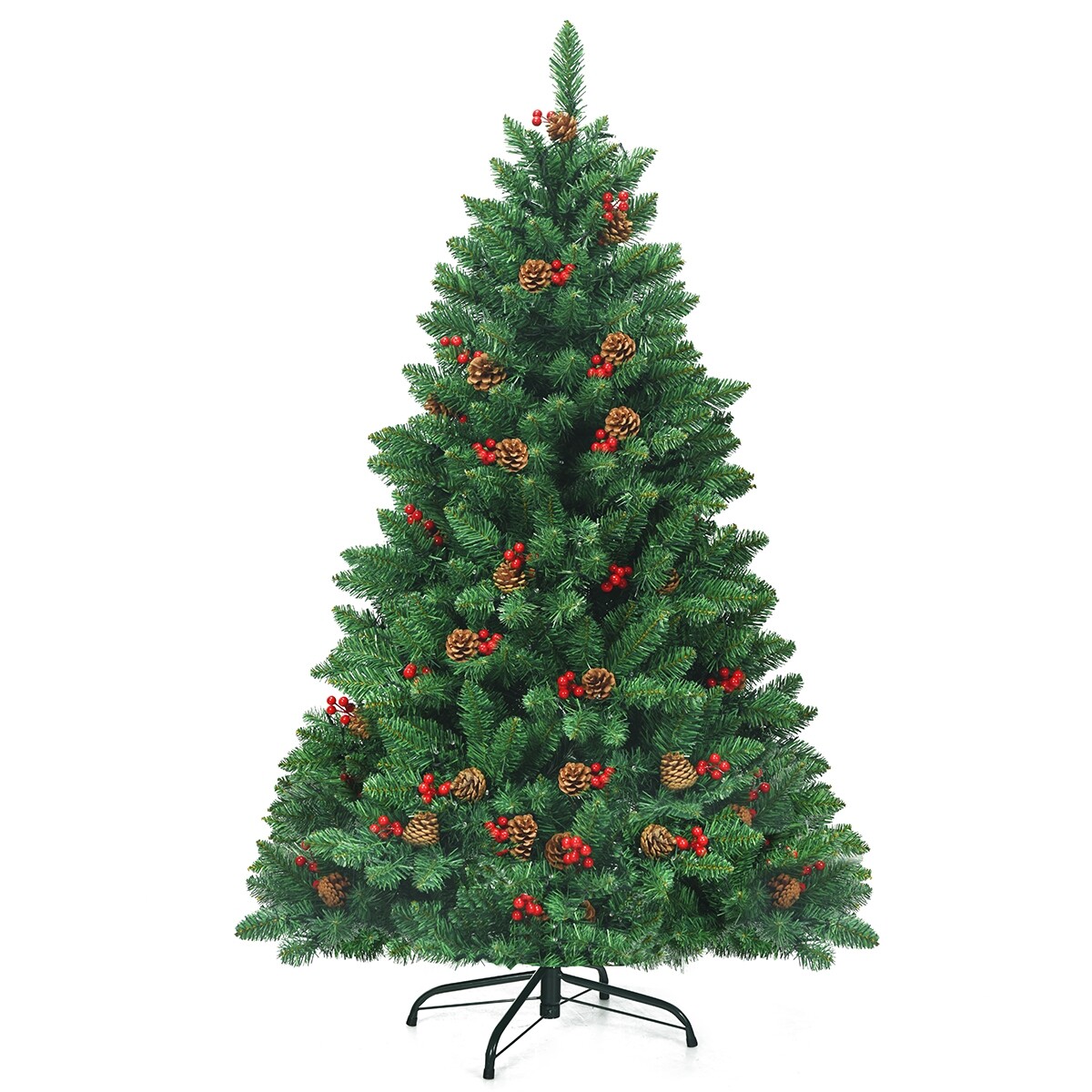 Kunstlik jõulupuu LED-tuledega 135 cm