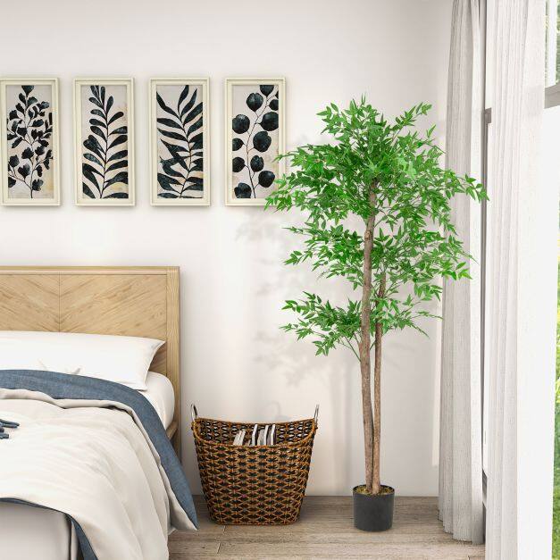 150 cm kunstlik bambuspuu kunstbambustaim