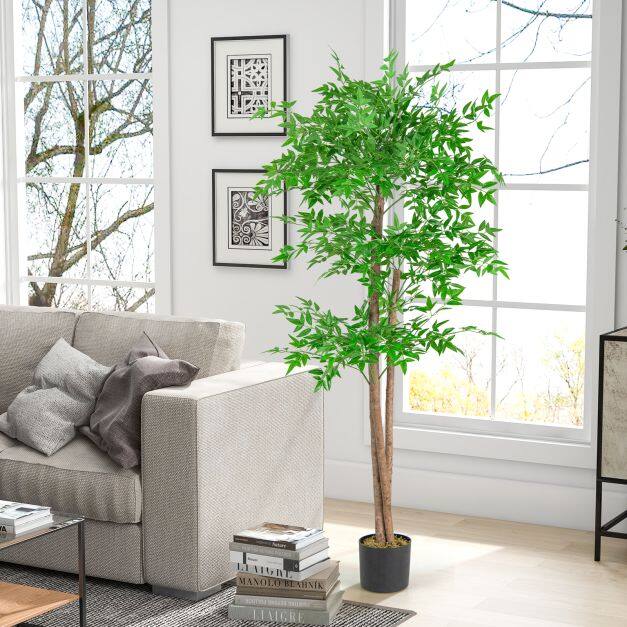 150 cm kunstlik bambuspuu kunstbambustaim
