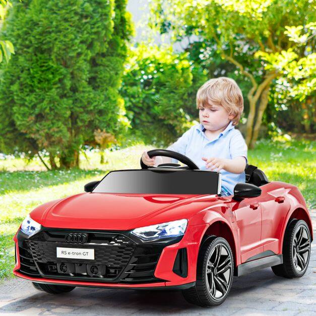 12V Audi Licensed Electric Kids Ride On Car with Remote Control-Red 12V Audi Licensed Electric Kids Ride On Car with Remote Control-Red
