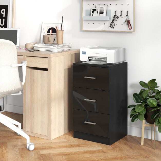 Dettaglio cassetto - Mobiletto portadocumenti