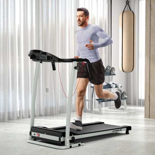 Foldable Treadmill with 12 Preset Programs and LCD Monitor-Black Foldable Treadmill with 12 Preset Programs and LCD Monitor-Black