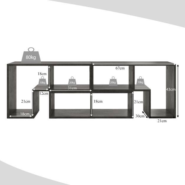 3-osaline teisaldatav telerialus kuni 165 cm telerile - hall