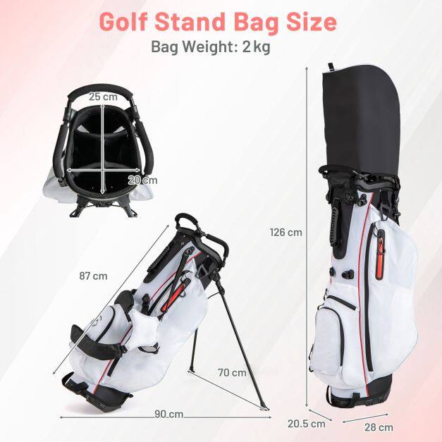 Women's Complete Golf Club Set with Club Bag, Complete Set Includes #1 460CC Driver and Hybrid Red Women's Complete Golf Club Set with Club Bag, Complete Set Includes #1 460CC Driver and Hybrid Red