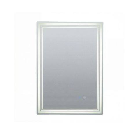LED vannitoapeegel 70 x 50 cm seinapeegel uduvastase kattega, mäluga, 3 heledat värvi, järkjärgulise hämardamise, puutetundliku juhtimisega