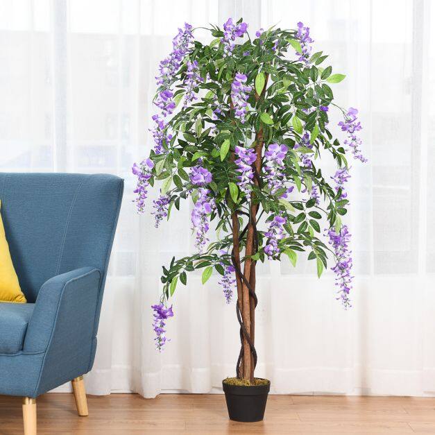 Kunstlik puu visteriaõitega 150cm