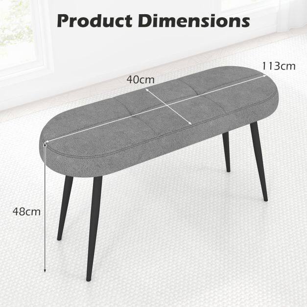 113 cm Ottomani pink käsnaga polsterdatud padjaga esikusse, elutuppa, hall