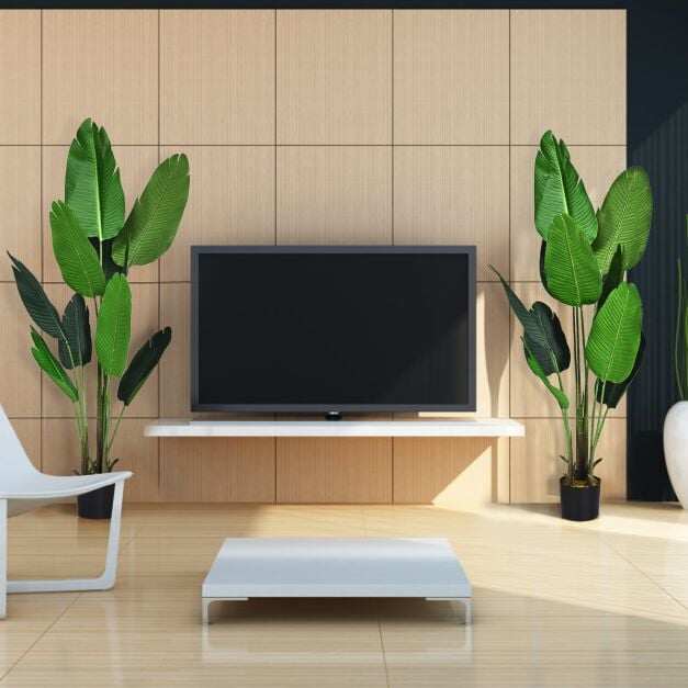 Kunstlik taim, kunstroheline taim, 160 cm, troopiline palm, kunstlik monstera, madu