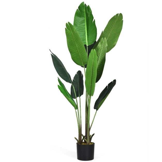 Kunstlik taim, kunstroheline taim, 160 cm, troopiline palm, kunstlik monstera, madu