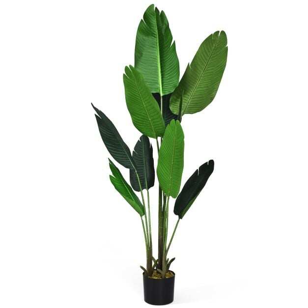 Kunstlik taim, kunstroheline taim, 160 cm, troopiline palm, kunstlik monstera, madu