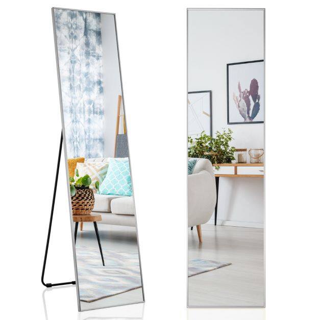 Seinale kinnitatav vabaltseisev peegel 160 x 40 cm