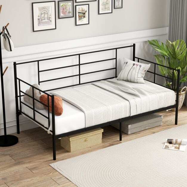 Single Size Daybed with Arms and Back Single Size Daybed with Arms and Back