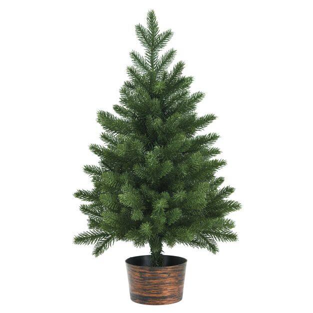 Kunstlik väike jõulupuu potis 60 cm lopsakas