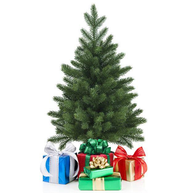 Kunstlik väike jõulupuu potis 60 cm lopsakas