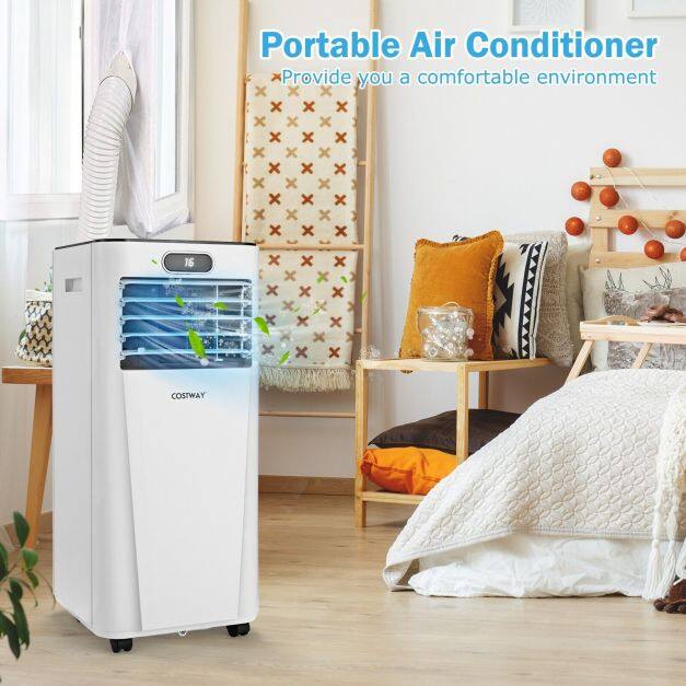 9000 BTU -in-1 Portable Air Conditioner with Remote Control and 24H Timer 9000 BTU -in-1 Portable Air Conditioner with Remote Control and 24H Timer