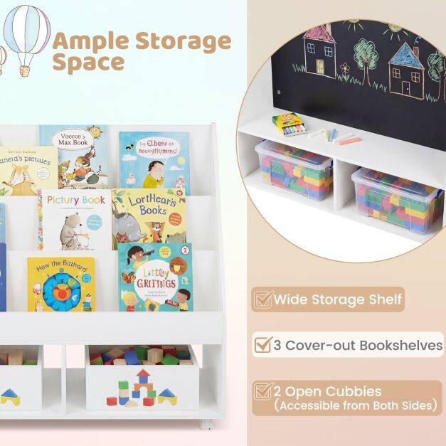Immagine prodotto - libreria per bambini a doppio lato