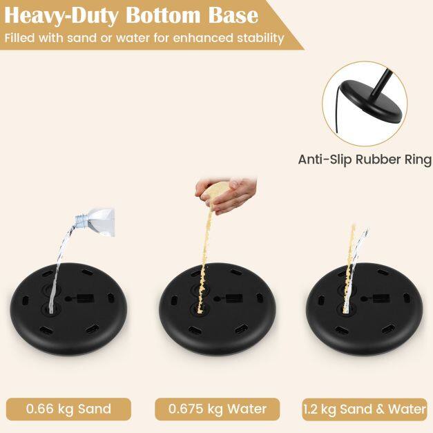 8,5 x 28 cm sildihoidja klõpsuga avatava raami ja 360° pöörlemisega - must