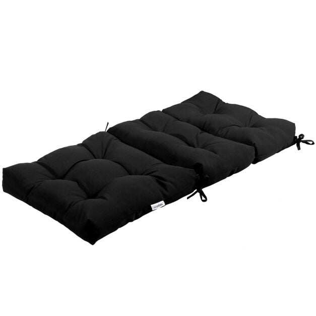 2-in-1 Chair Cushions for Floor Chairs, Seat Cushions with High Adjustable Backrest, Black 2-in-1 Chair Cushions for Floor Chairs, Seat Cushions with High Adjustable Backrest, Black
