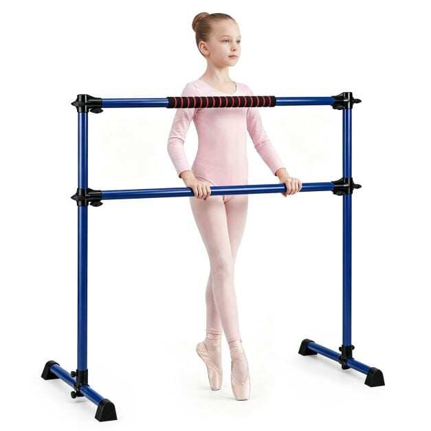 110 kg maksimaalse koormusega reguleeritav balletikang tasakaalu ja jõutreeningu jaoks - lilla