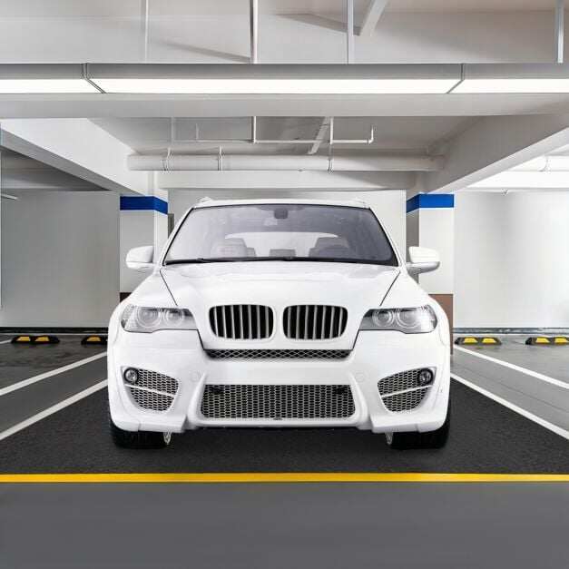 252.5 x 221 cm Garage Floor Mat Non-Slip Water-Repellent Oil Mat Anti-Slip Mat