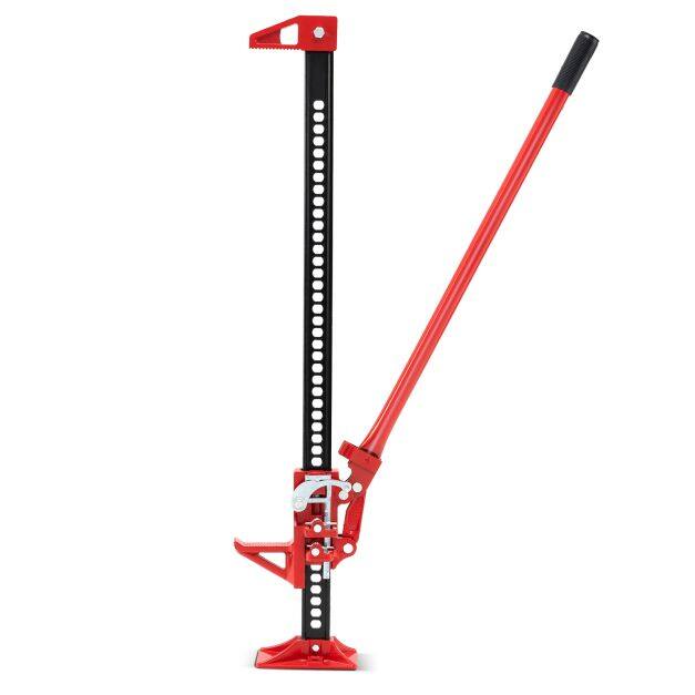 Costway Car jack 3T High Lift all-purpose jack Offroad stock winch 112 cm rack jack Red