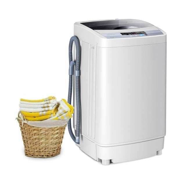 Portable Washing Machine with 8 Water Levels and 10 Washing Programs Portable Washing Machine with 8 Water Levels and 10 Washing Programs